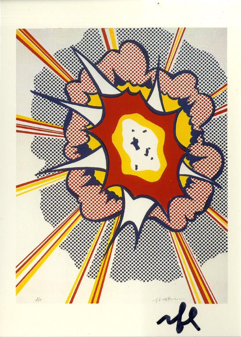 ROY LICHTENSTEIN - Explosion (1 of 2)