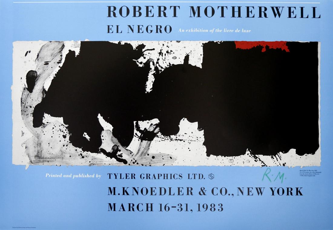 ROBERT MOTHERWELL - Black with No Way Out (1 of 3)