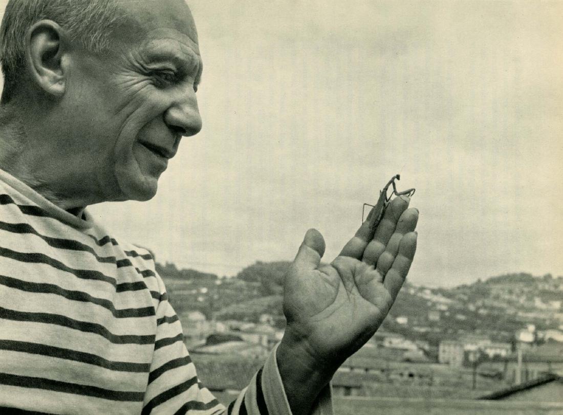 ROBERT DOISNEAU - Picasso et mantis de prière (1 of 1)