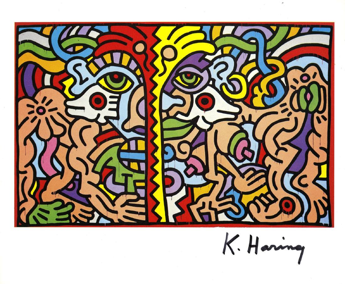 KEITH HARING - Dolphin Man (1 of 1)