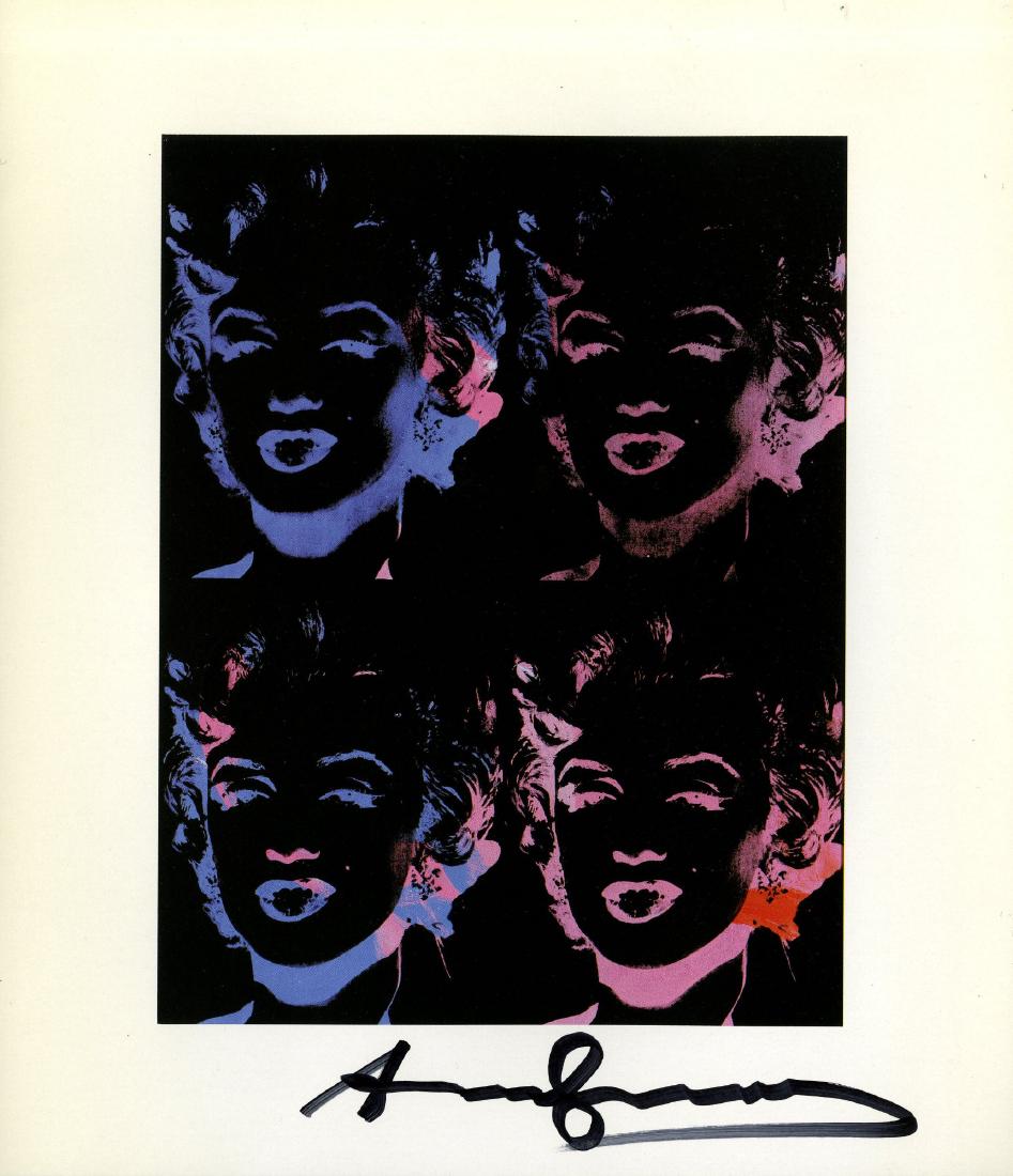 ANDY WARHOL - Four Multicolored Marilyns #1 (1 of 1)