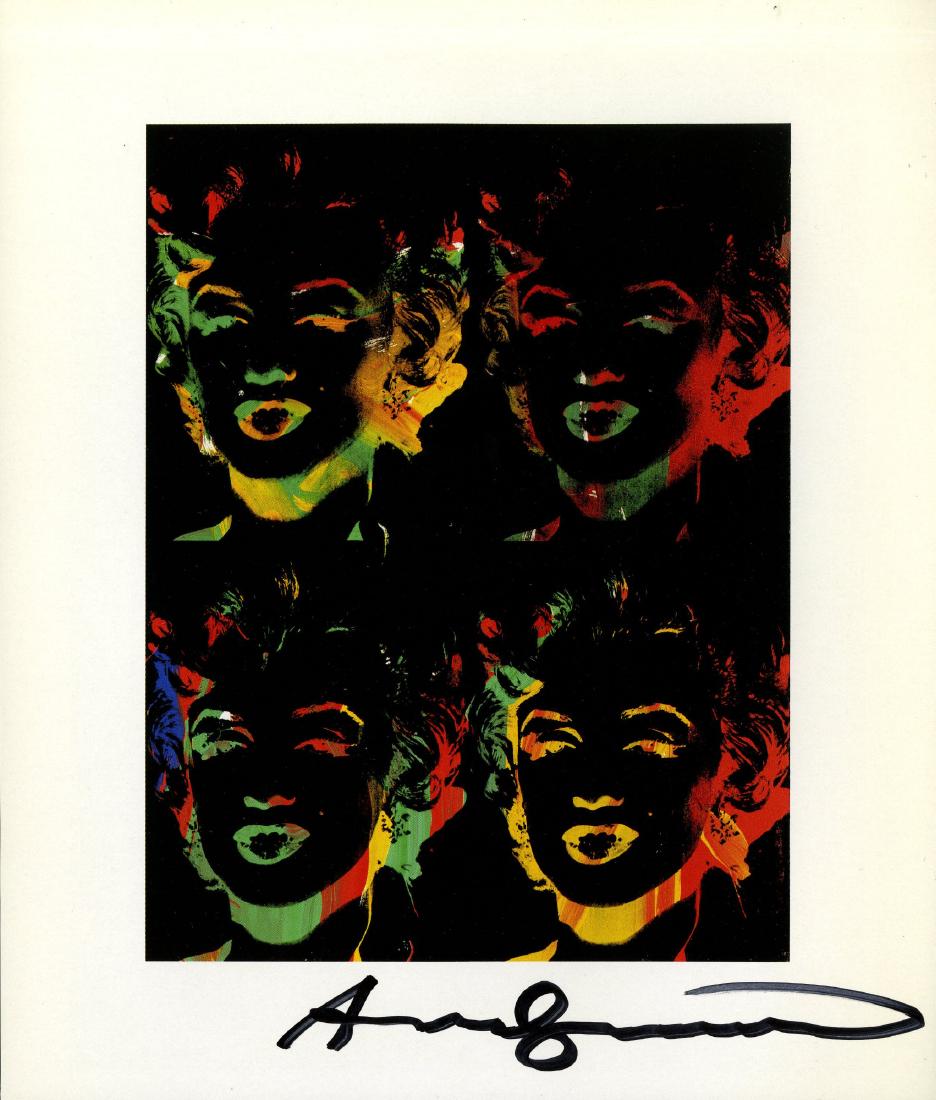 ANDY WARHOL - Four Multicolored Marilyns #3 (1 of 1)