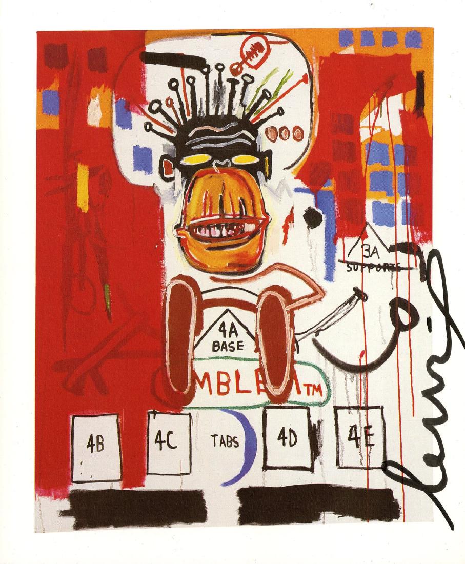 JEAN-MICHEL BASQUIAT - God Monkey (1 of 1)