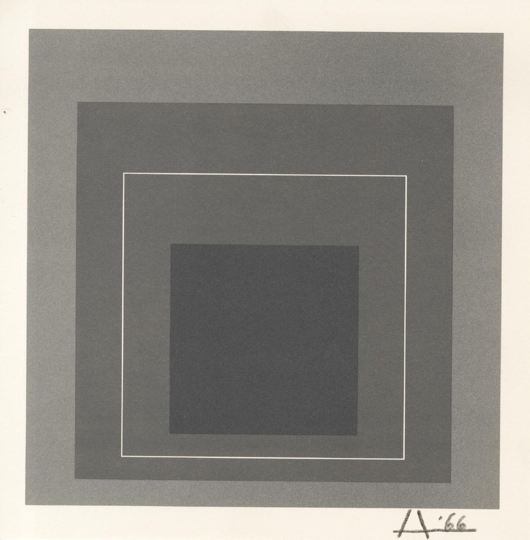 JOSEF ALBERS - Homage to the Square: White Line (1 of 1)