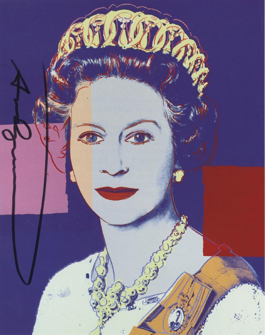 ANDY WARHOL - Queen Elizabeth II (#4) (1 of 1)
