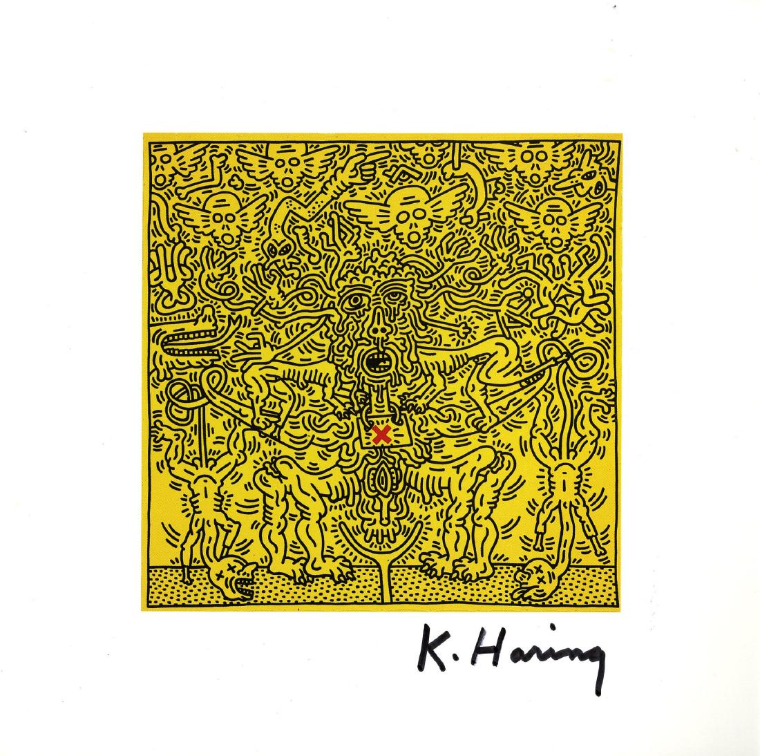 KEITH HARING - Red X (1 of 1)