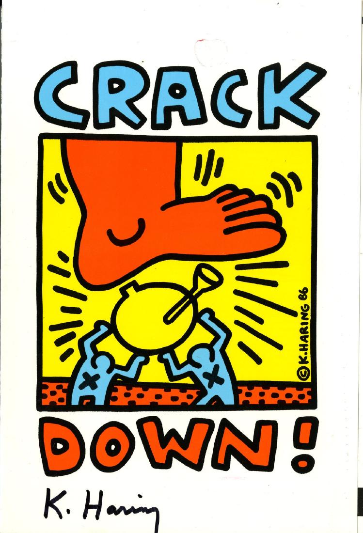 KEITH HARING - Crack Down! (1 of 3)
