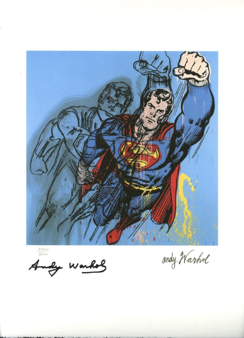 ANDY WARHOL [d'apres] - Superman (1 of 1)