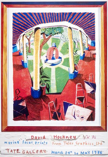 DAVID HOCKNEY - Views of Hotel Well III - Color offset (1 of 1)