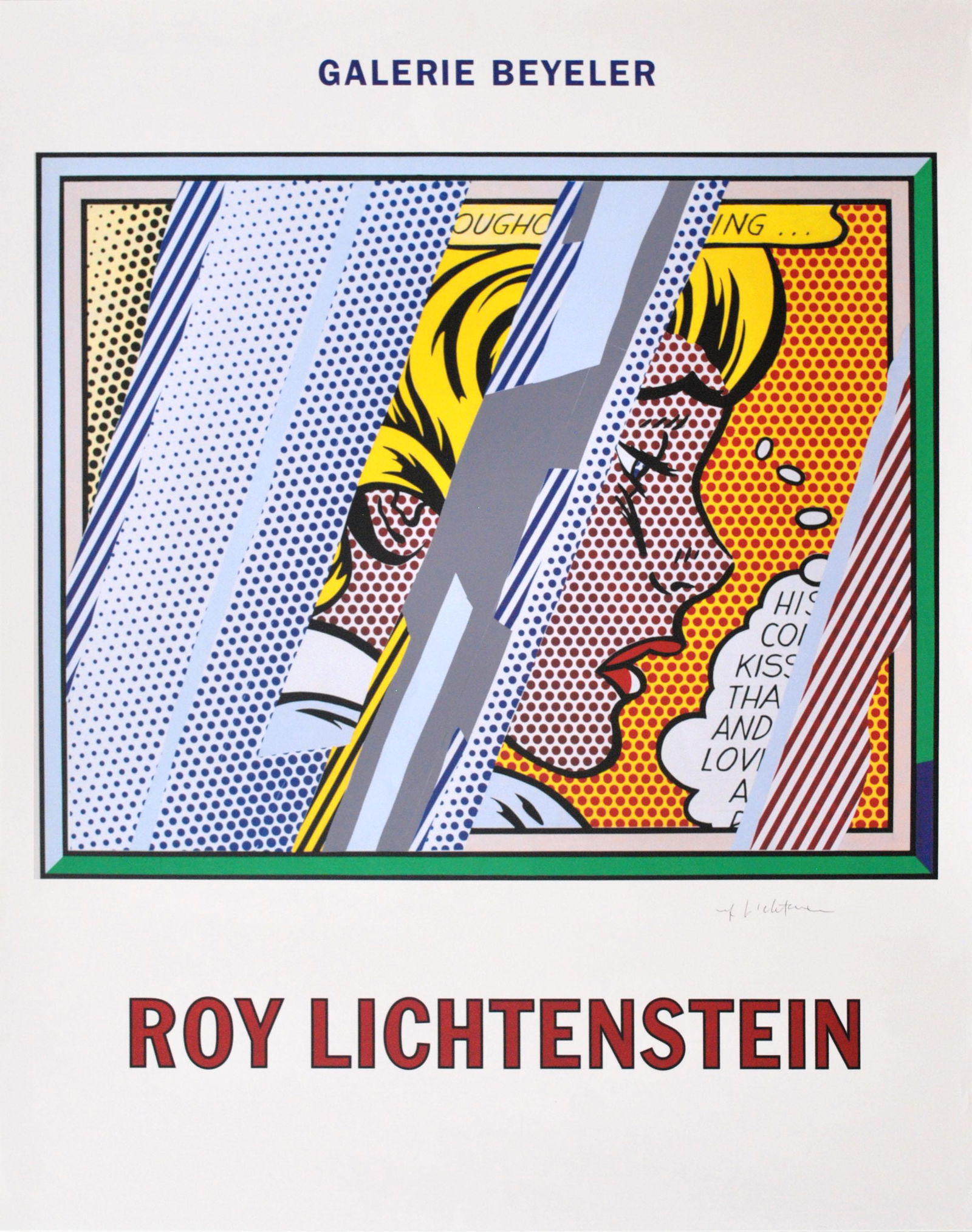 ROY LICHTENSTEIN [d'apres] - Reflections on Girl - (1 of 1)