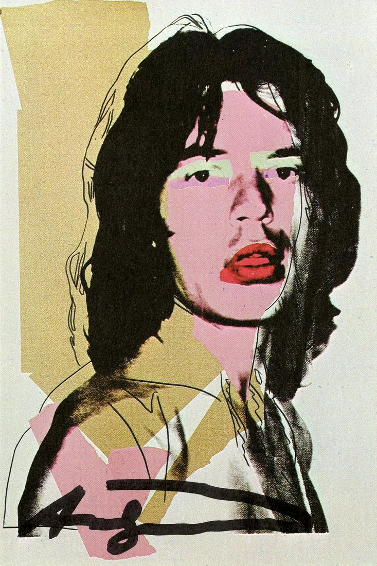 ANDY WARHOL - Mick Jagger #08 (first edition) - Color (1 of 1)