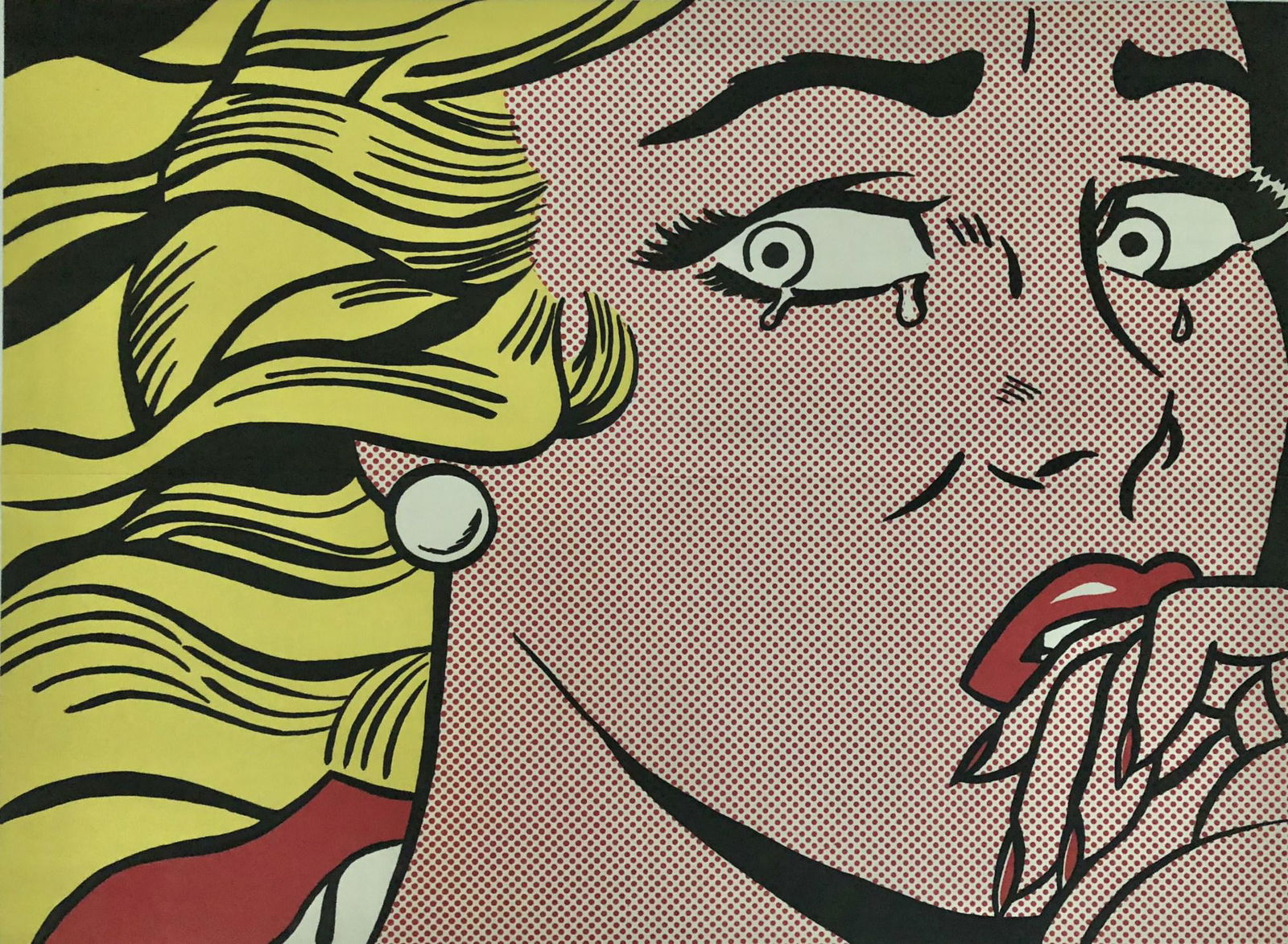 ROY LICHTENSTEIN [d'apres] - Crying Girl - Color offset (1 of 2)