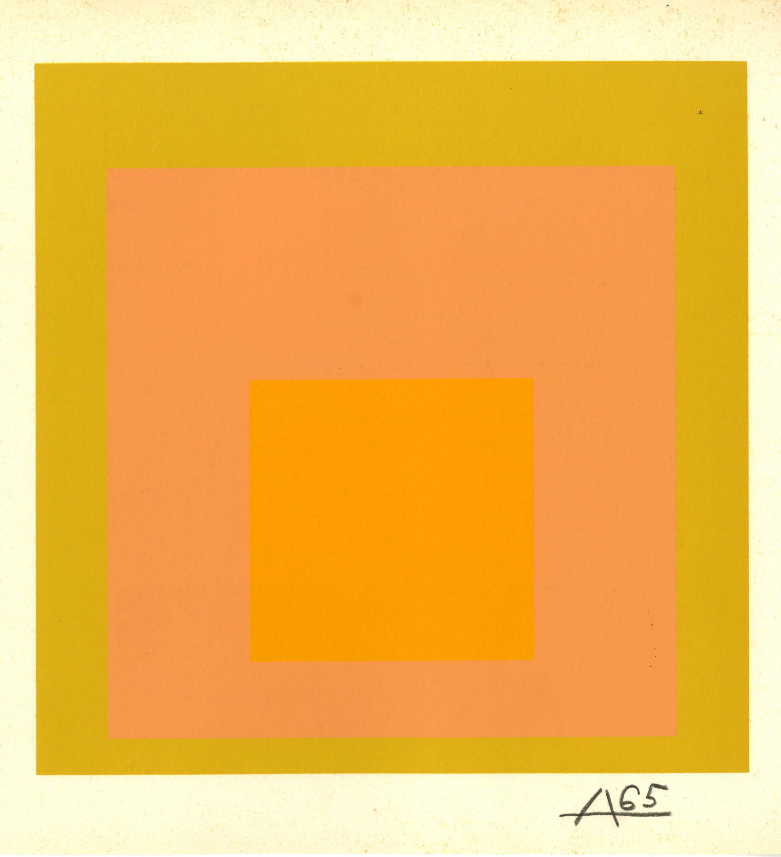 JOSEF ALBERS - Arrived: Homage to the Square - Original (1 of 1)