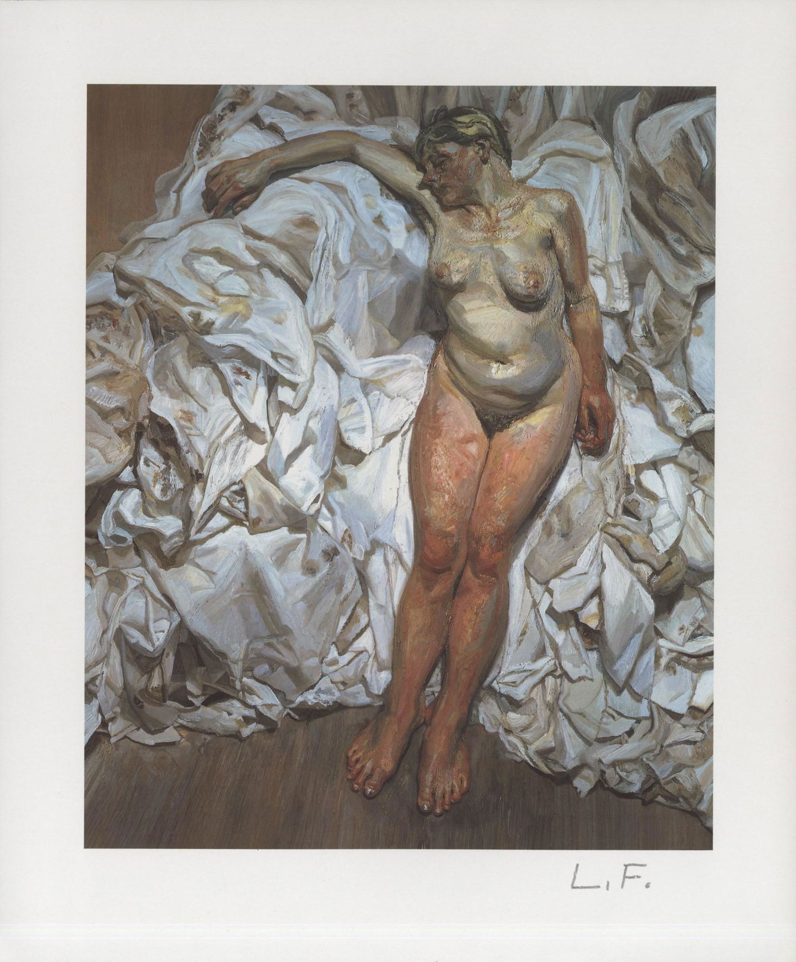 LUCIAN FREUD - Standing by the Rags - Color offset (1 of 1)