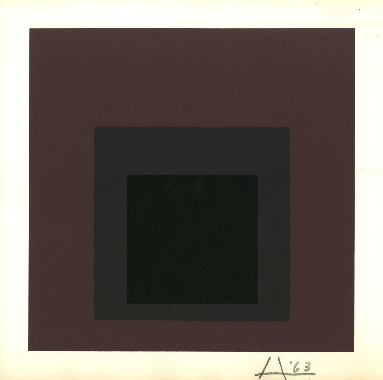 JOSEF ALBERS - Pompeian: Homage to the Square - (1 of 1)