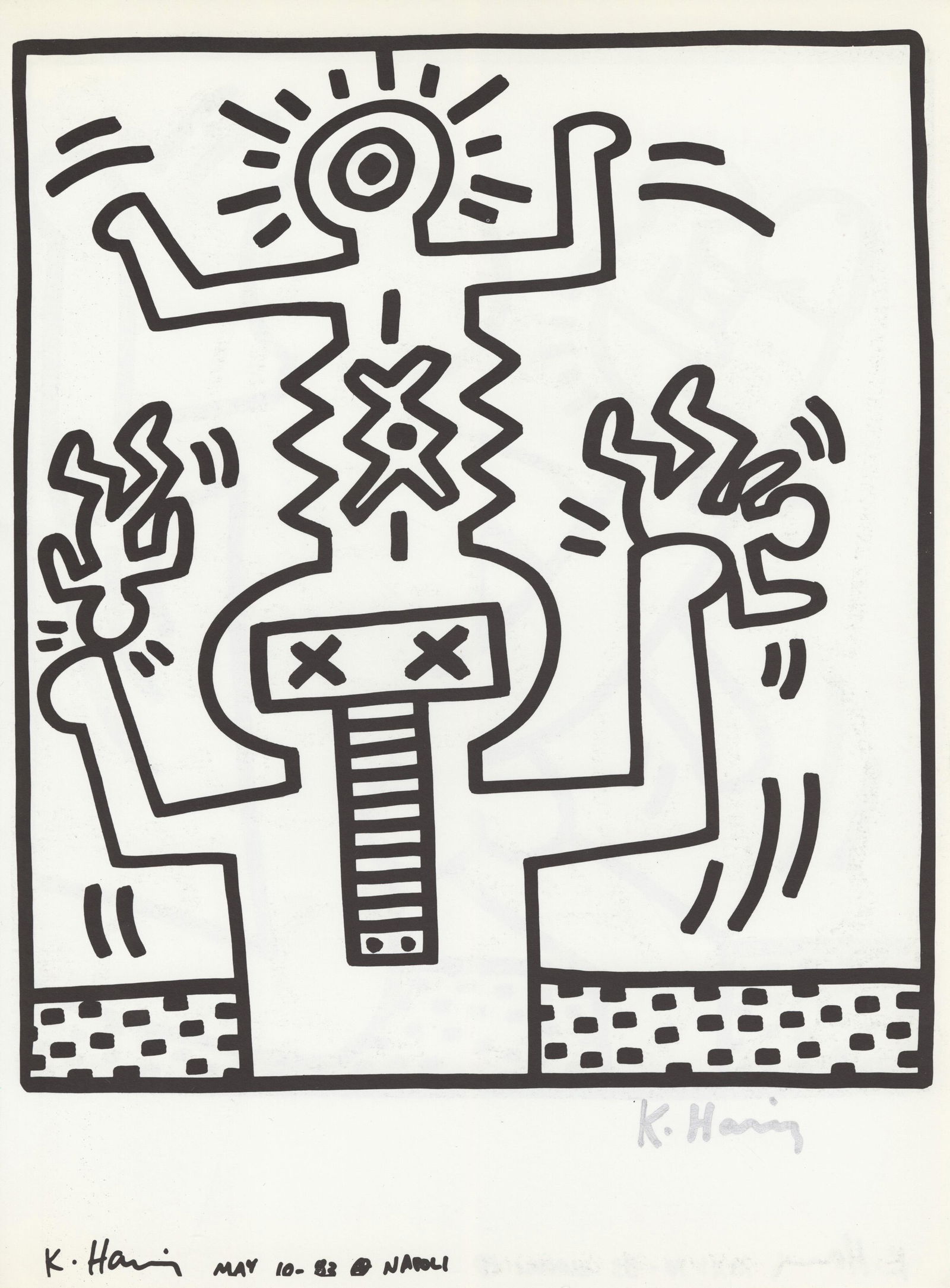 KEITH HARING - Naples Suite #25 - Lithograph (1 of 1)