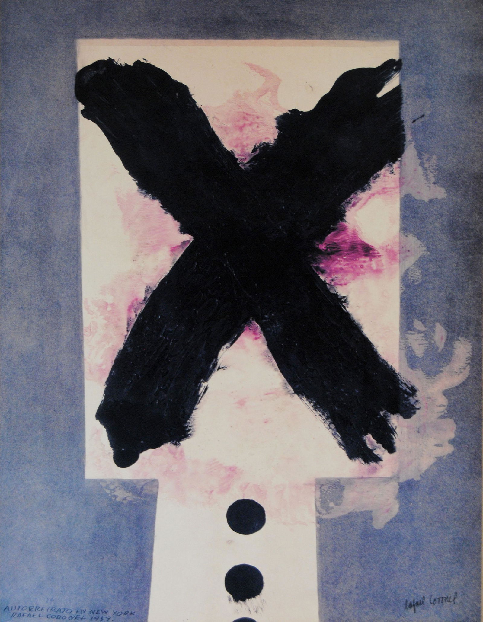 RAFAEL CORONEL - Autorretrato en New York - Color (1 of 3)