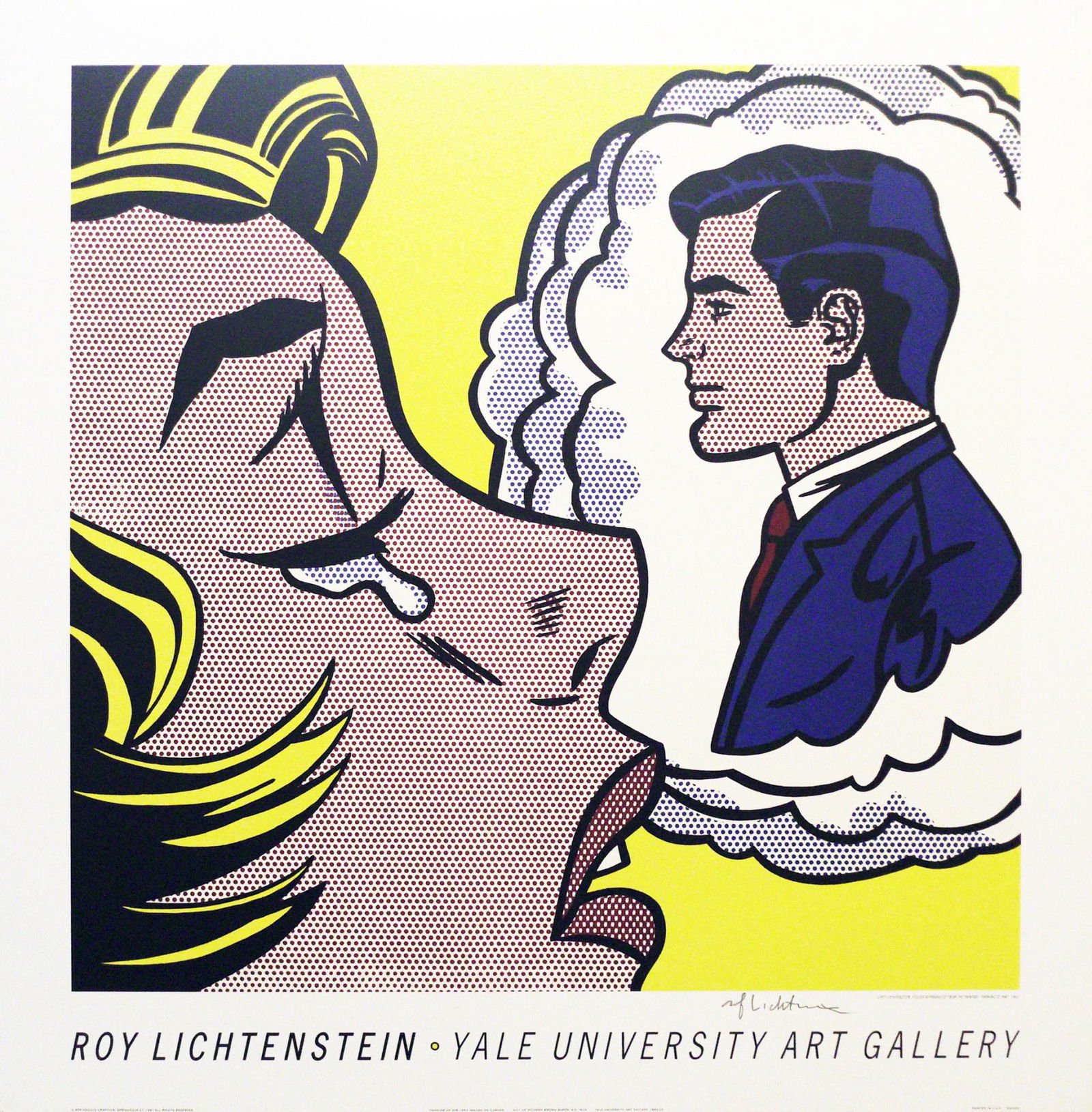 ROY LICHTENSTEIN - Thinking of Him - Original color (1 of 3)