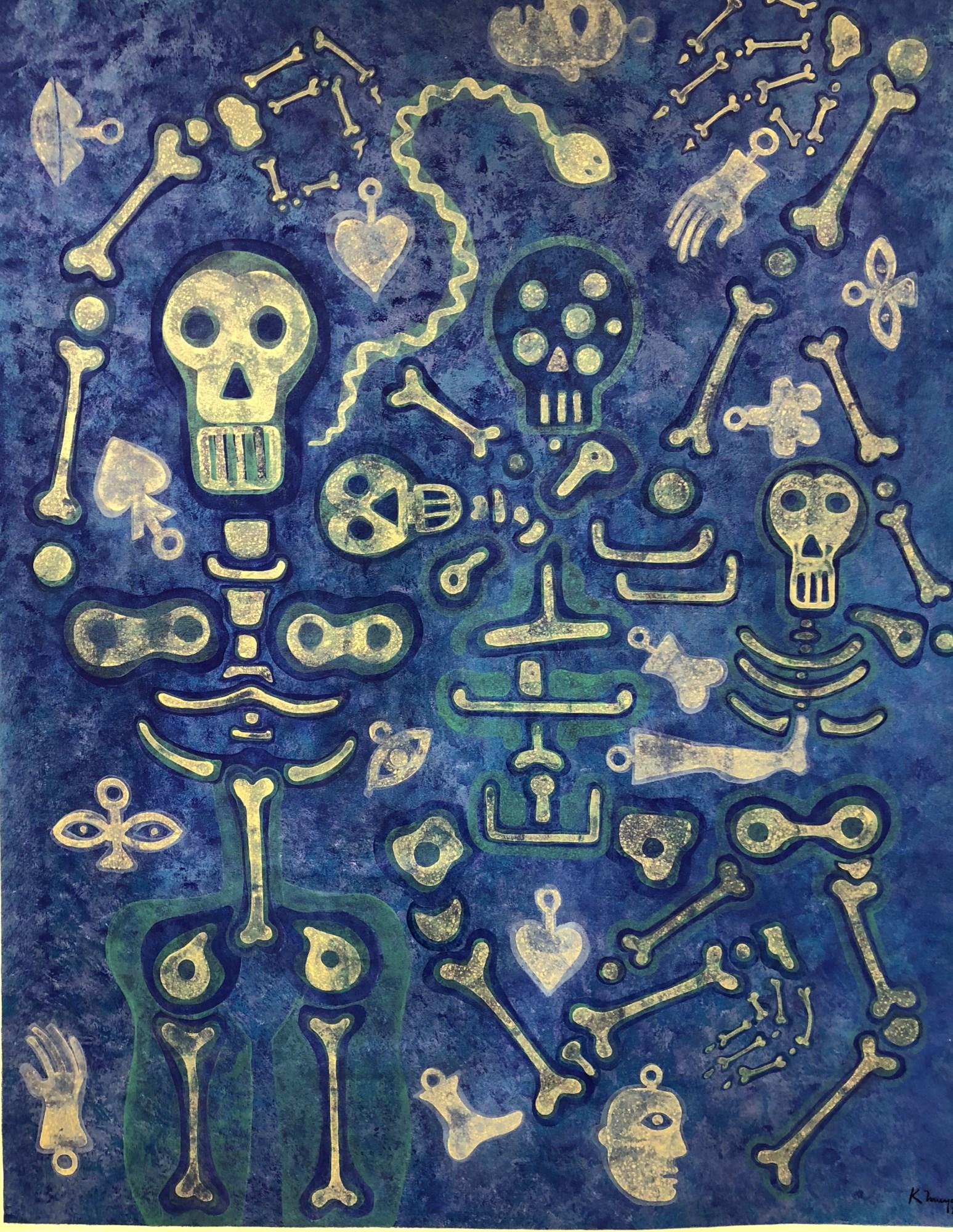 KARIMA MUYAES - Dance to Life - Acrylic on canvas (1 of 1)