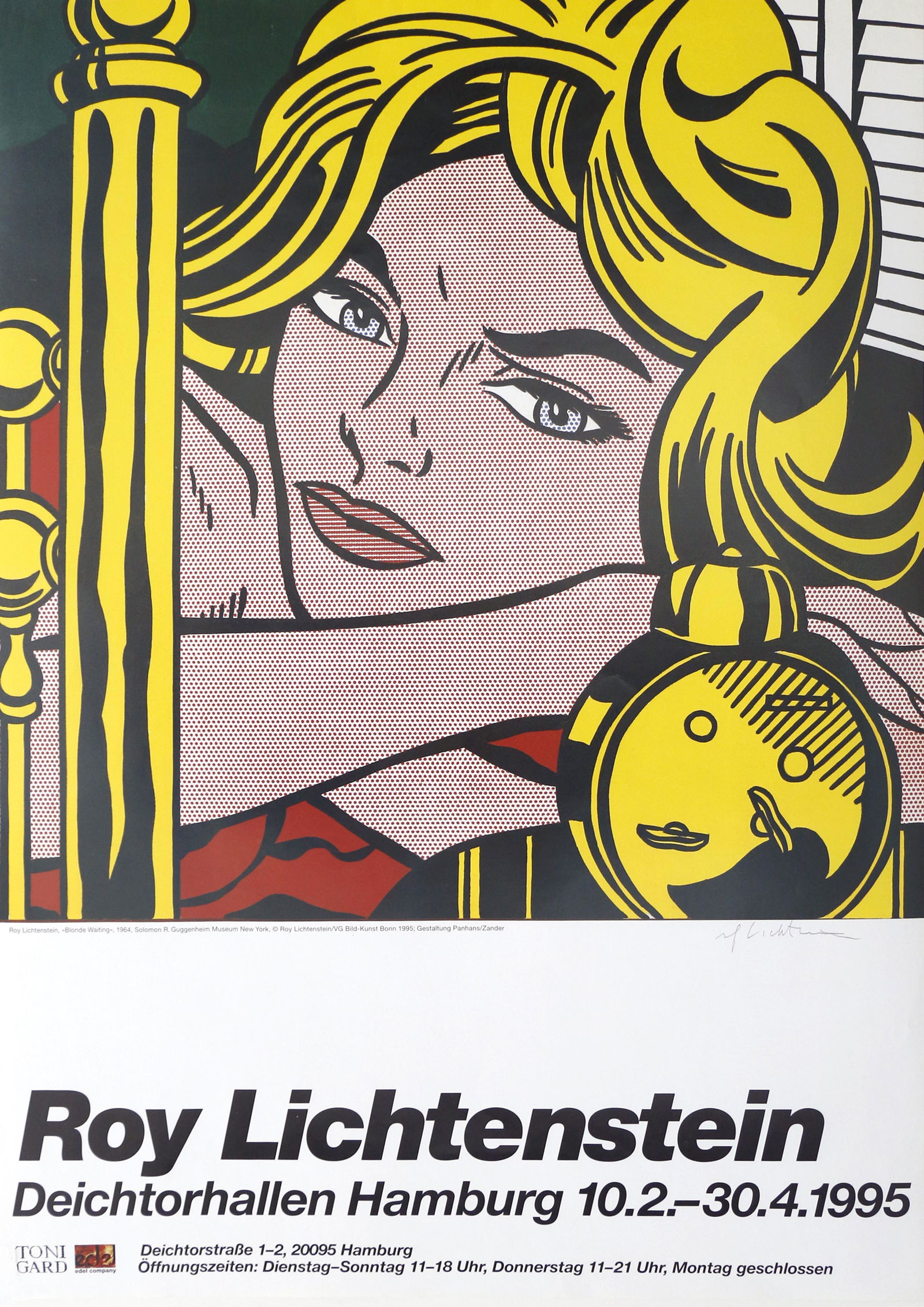 ROY LICHTENSTEIN - Blonde Waiting - Color offset (1 of 5)