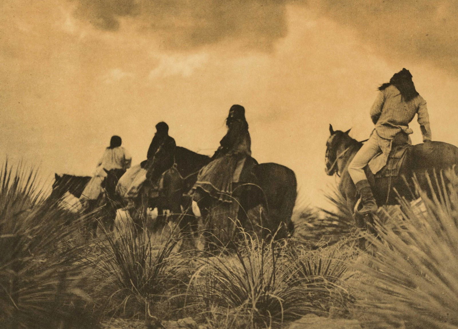 EDWARD S. CURTIS - Before the Storm, Apache - Original (1 of 1)