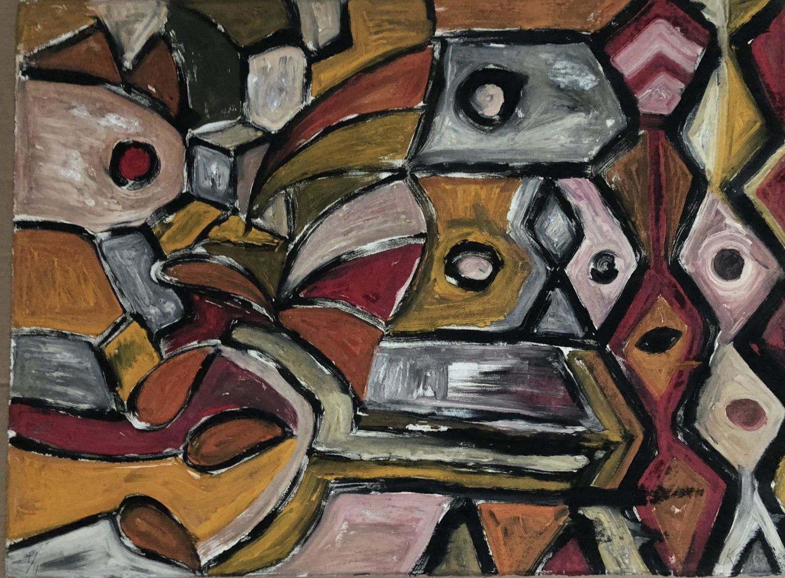 KARIMA MUYAES - Birds - Color Monoprint (1 of 1)