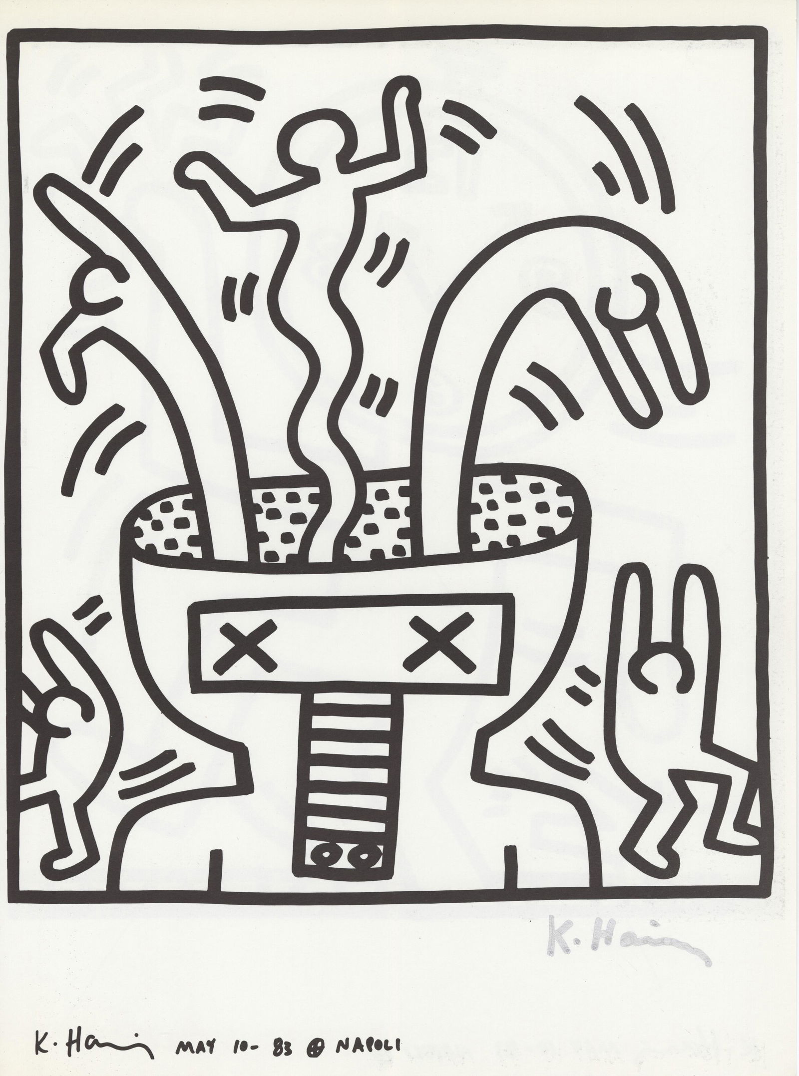 KEITH HARING - Naples Suite #13 - Lithograph (1 of 1)