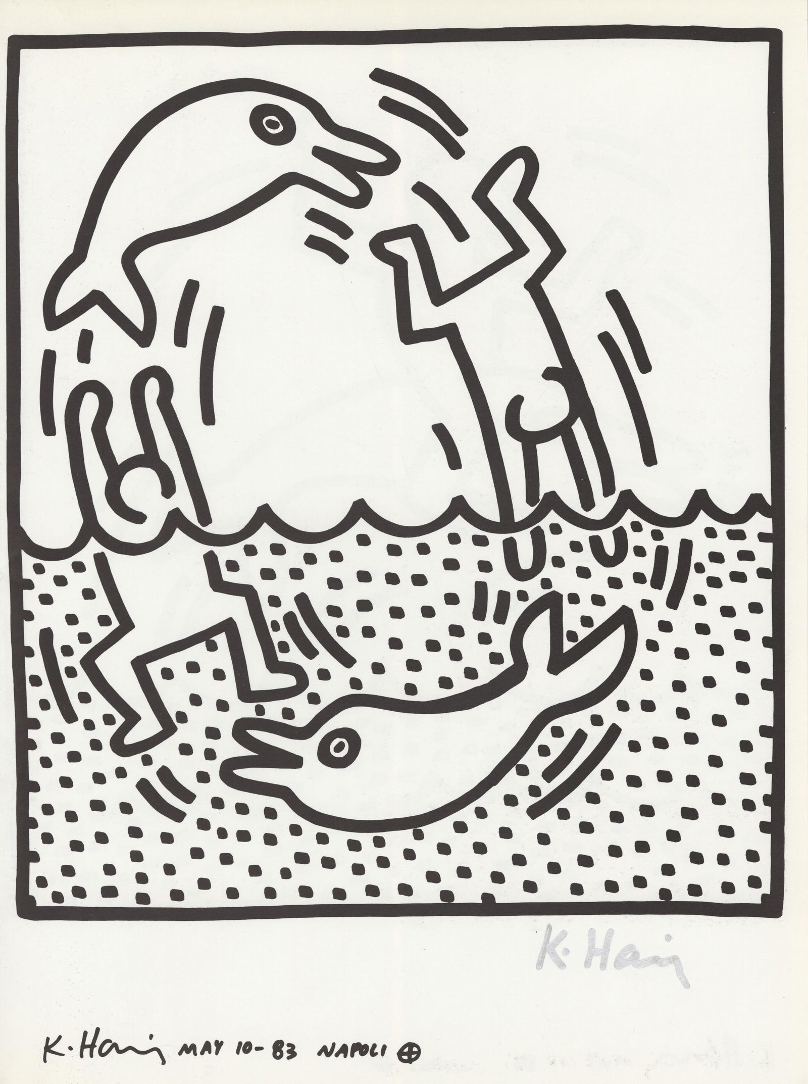 KEITH HARING - Naples Suite #15 - Lithograph (1 of 1)