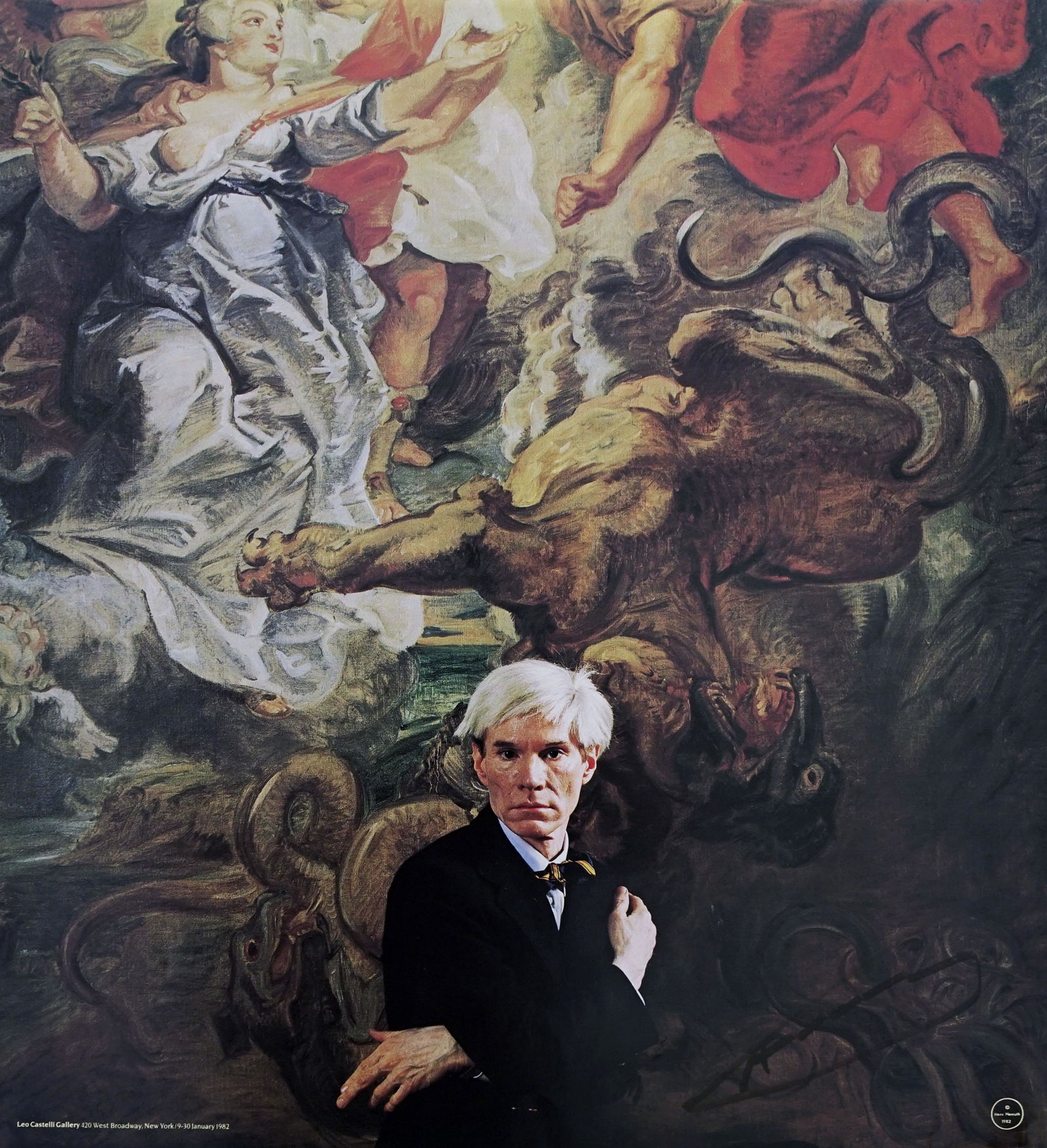 ANDY WARHOL - Portrait of Andy Warhol - Color offset (1 of 2)