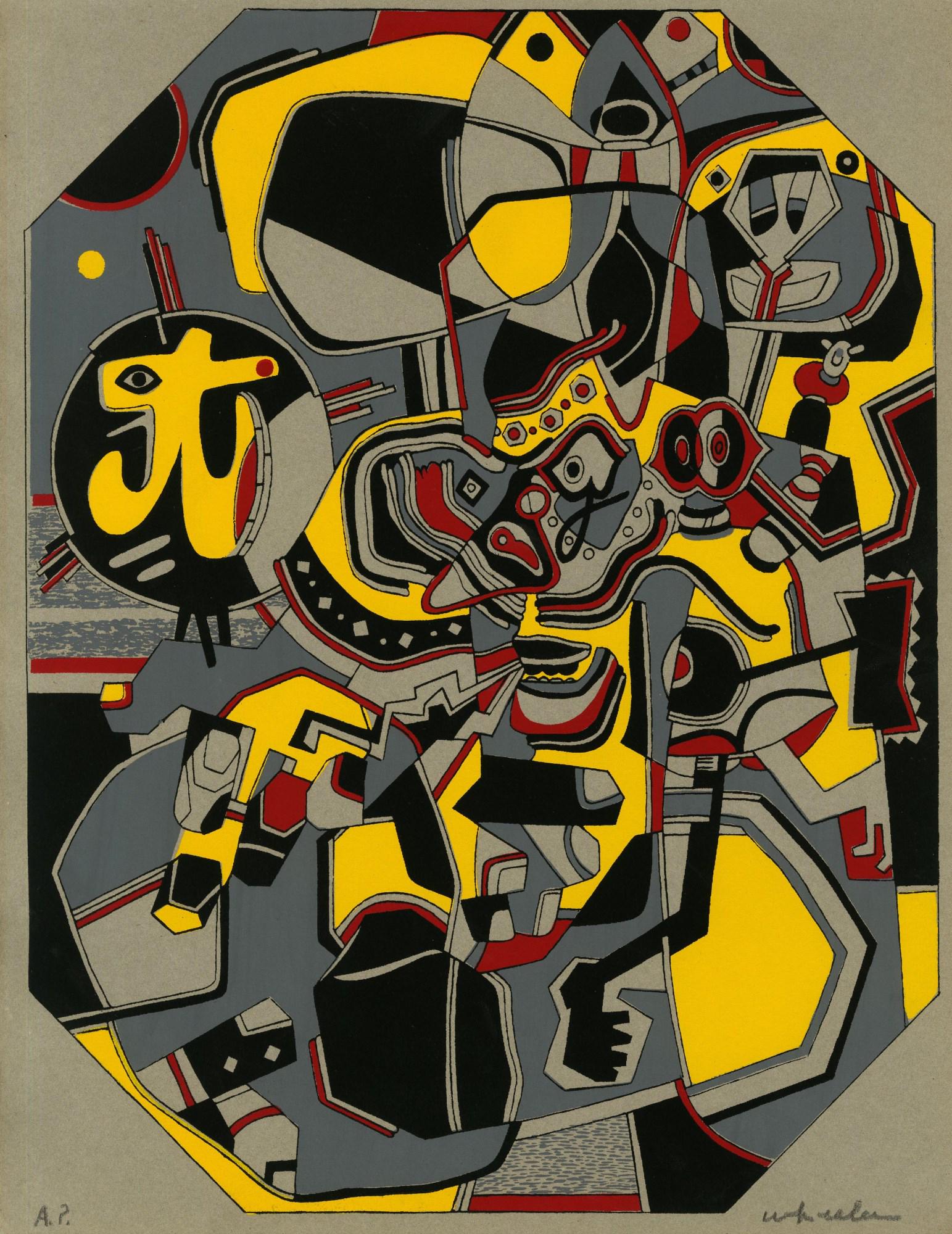 STEVE WHEELER - A Pica of T - Original color silkscreen (1 of 1)