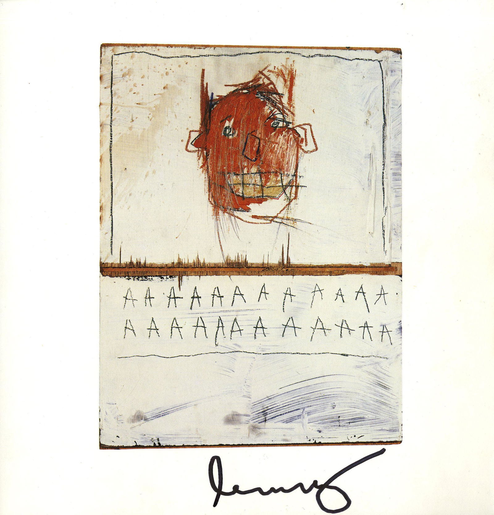 JEAN-MICHEL BASQUIAT - AAAAAA… - Color offset (1 of 1)