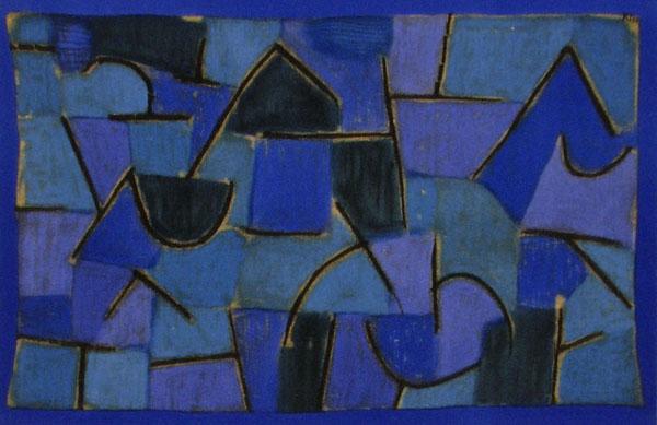 PAUL KLEE - Blue Night ["Nuit Bleu"] - Original color (1 of 2)