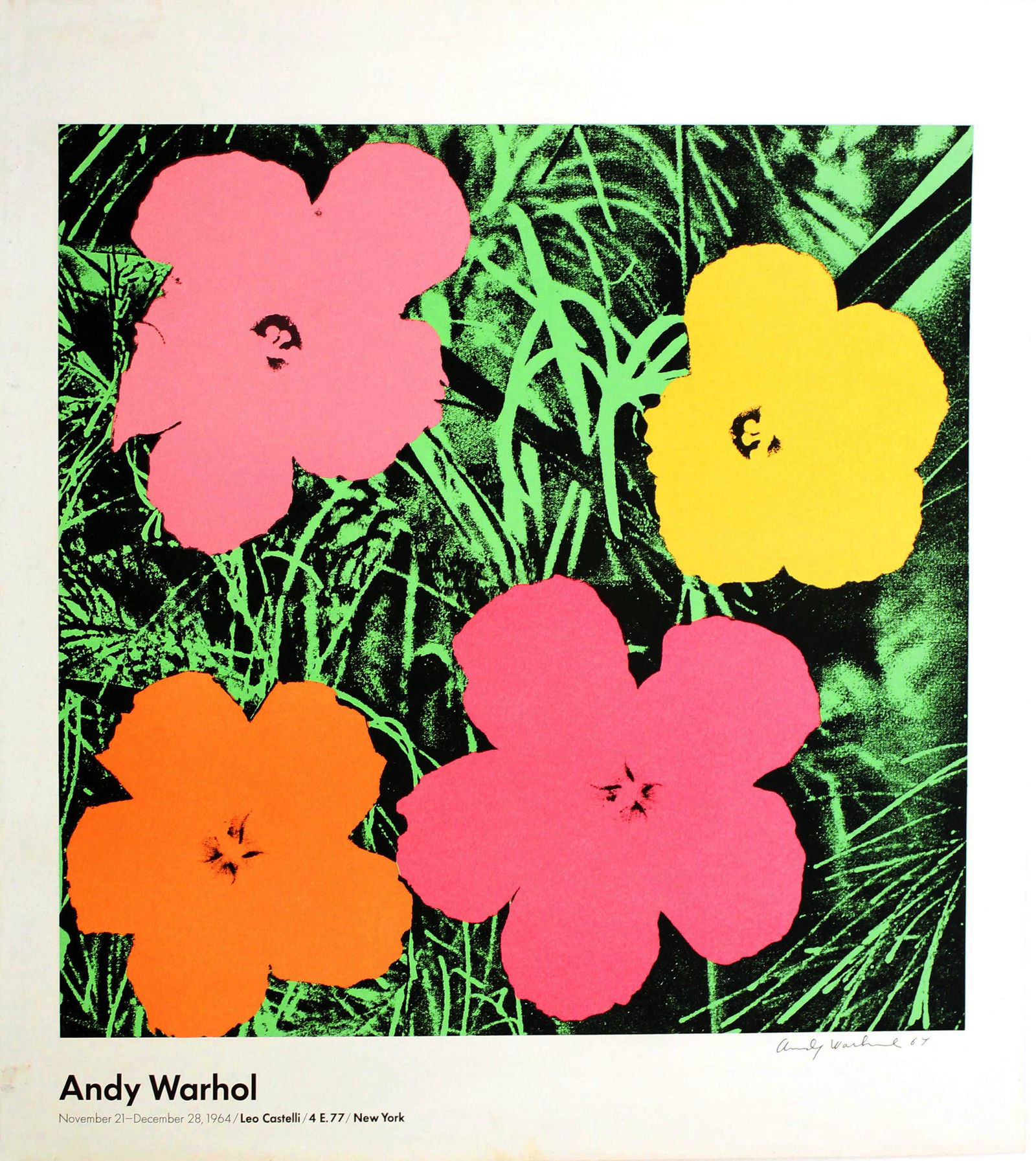 ANDY WARHOL - Flowers - Color offset lithograph (1 of 1)