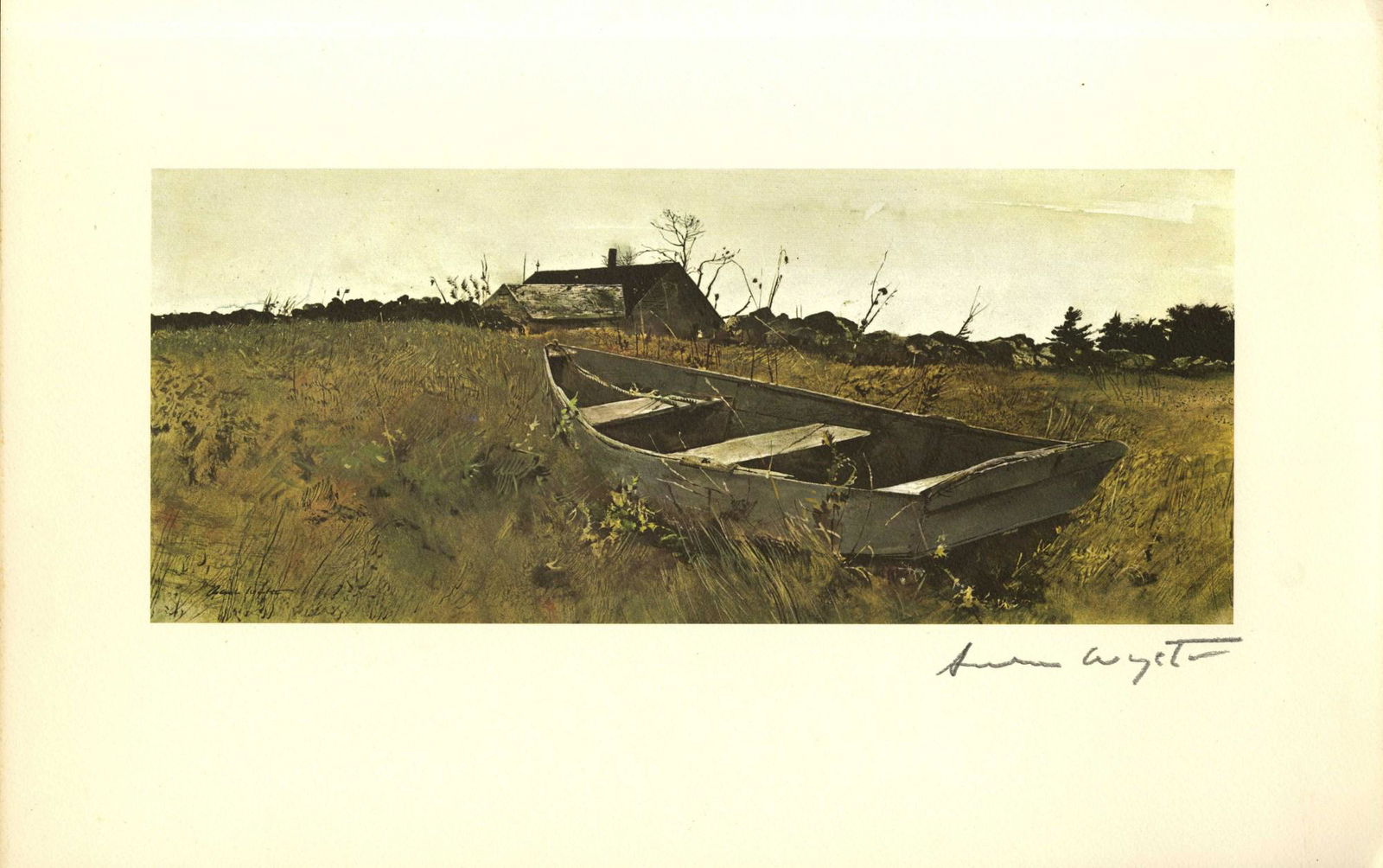 ANDREW WYETH - Teel's Island - Color offset lithograph (1 of 1)