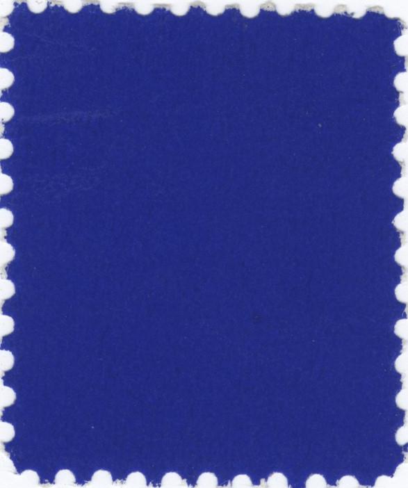 YVES KLEIN - Timbre Bleu - IKB pigment on postage stamp (1 of 1)