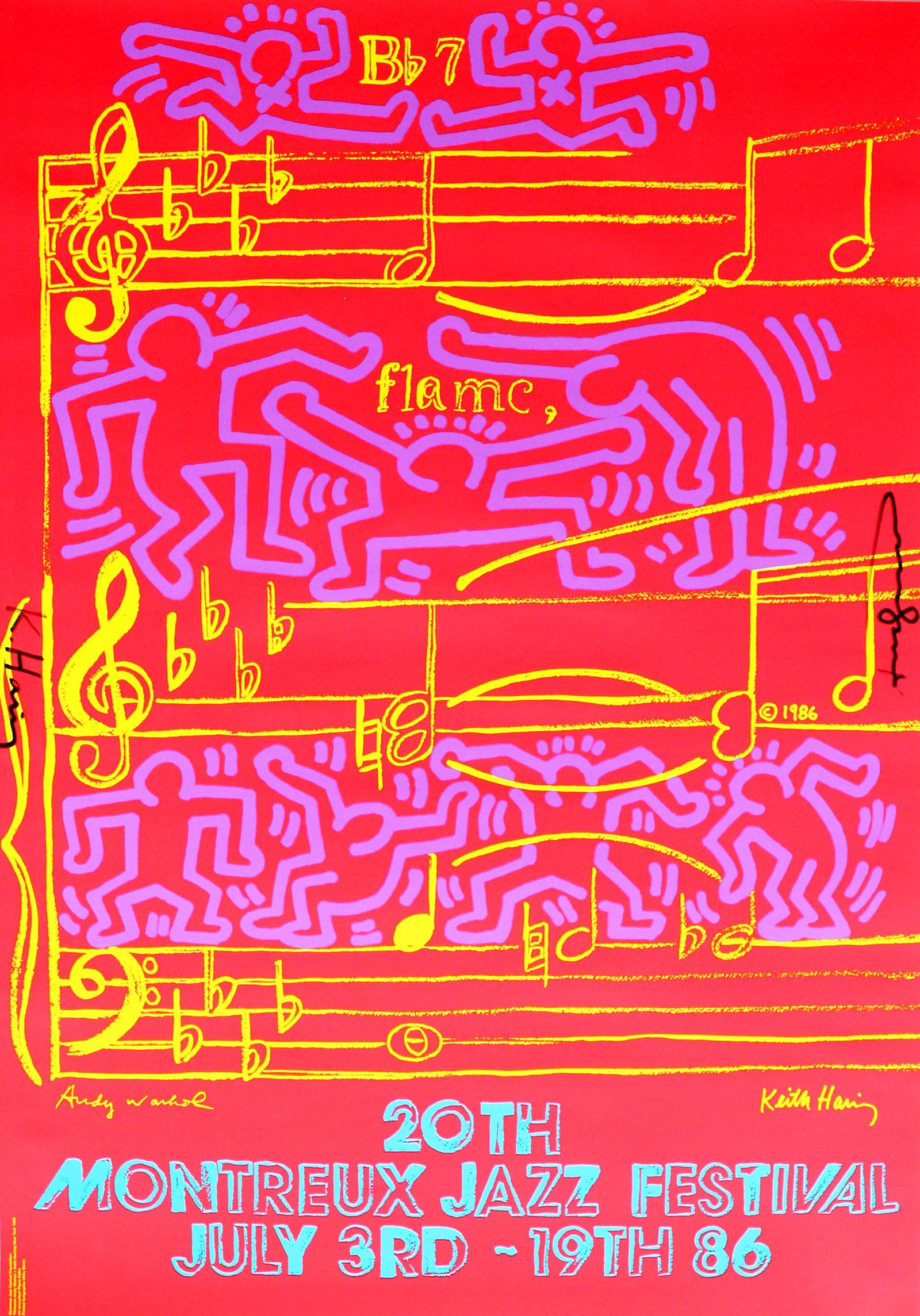 ANDY WARHOL & KEITH HARING - 20th Montreux Jazz (1 of 1)