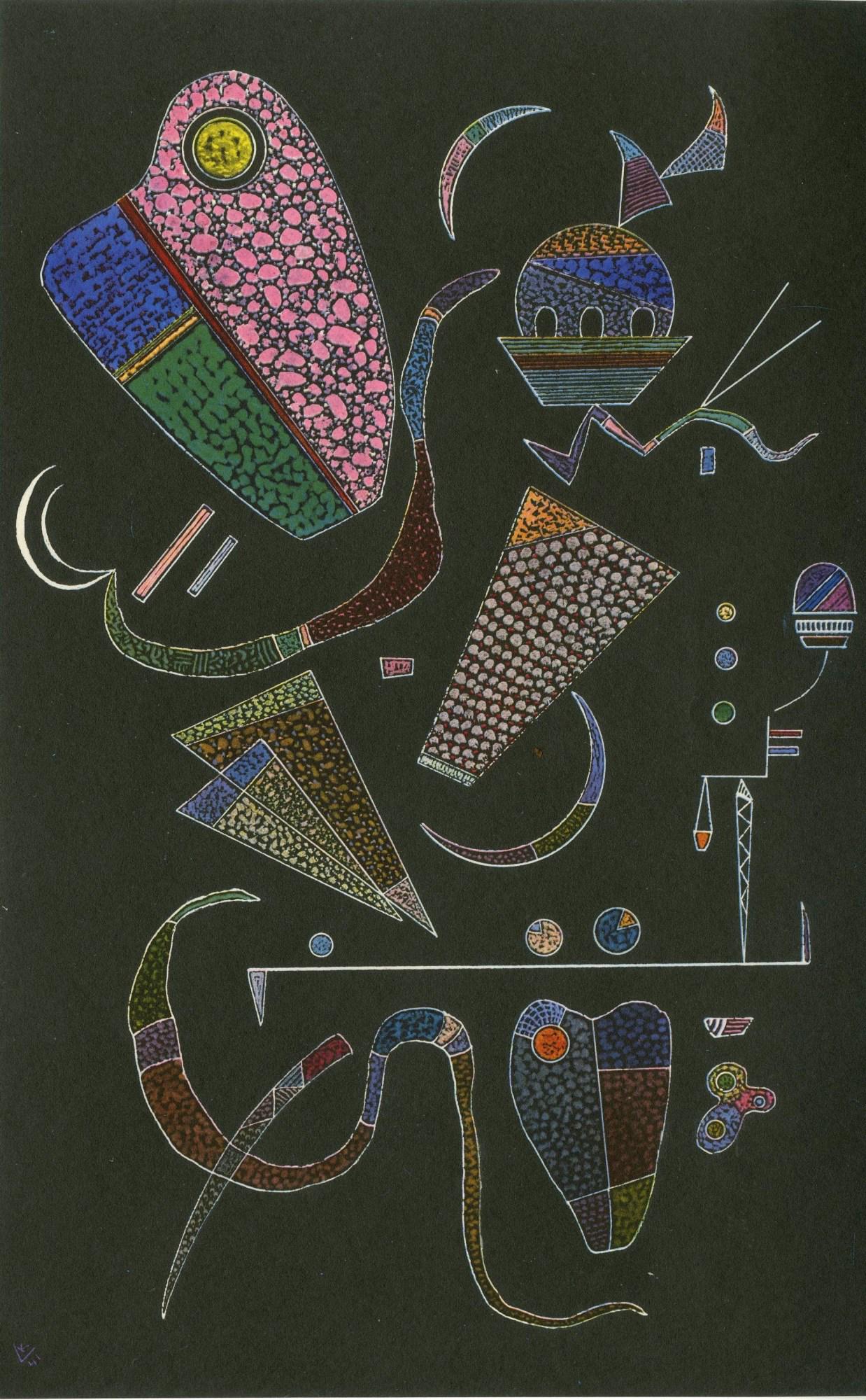 WASSILY KANDINSKY - No.709 - Original color collotype (1 of 4)