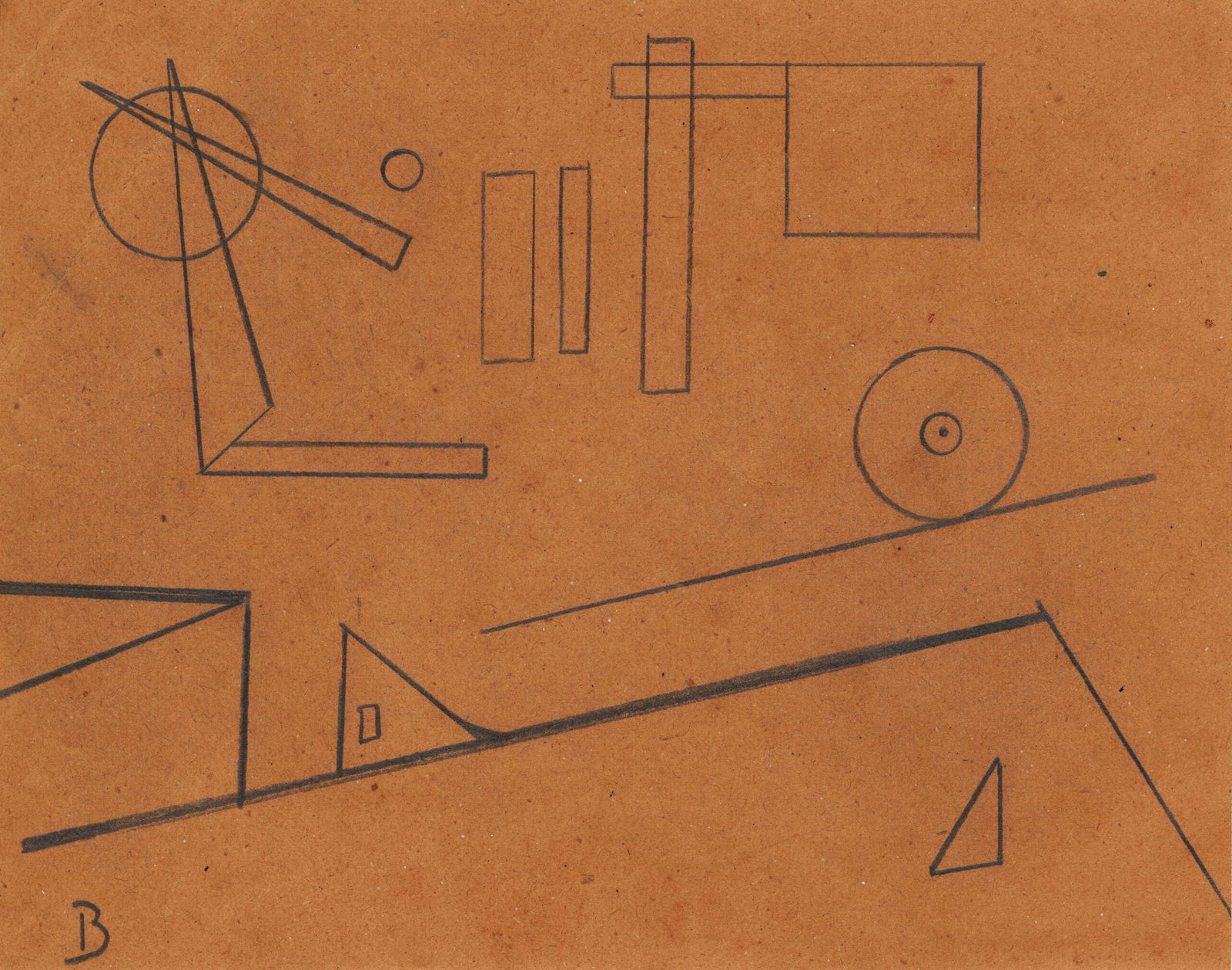 RUDOLF BAUER - Non-Objective Solitary Confinement (1 of 2)