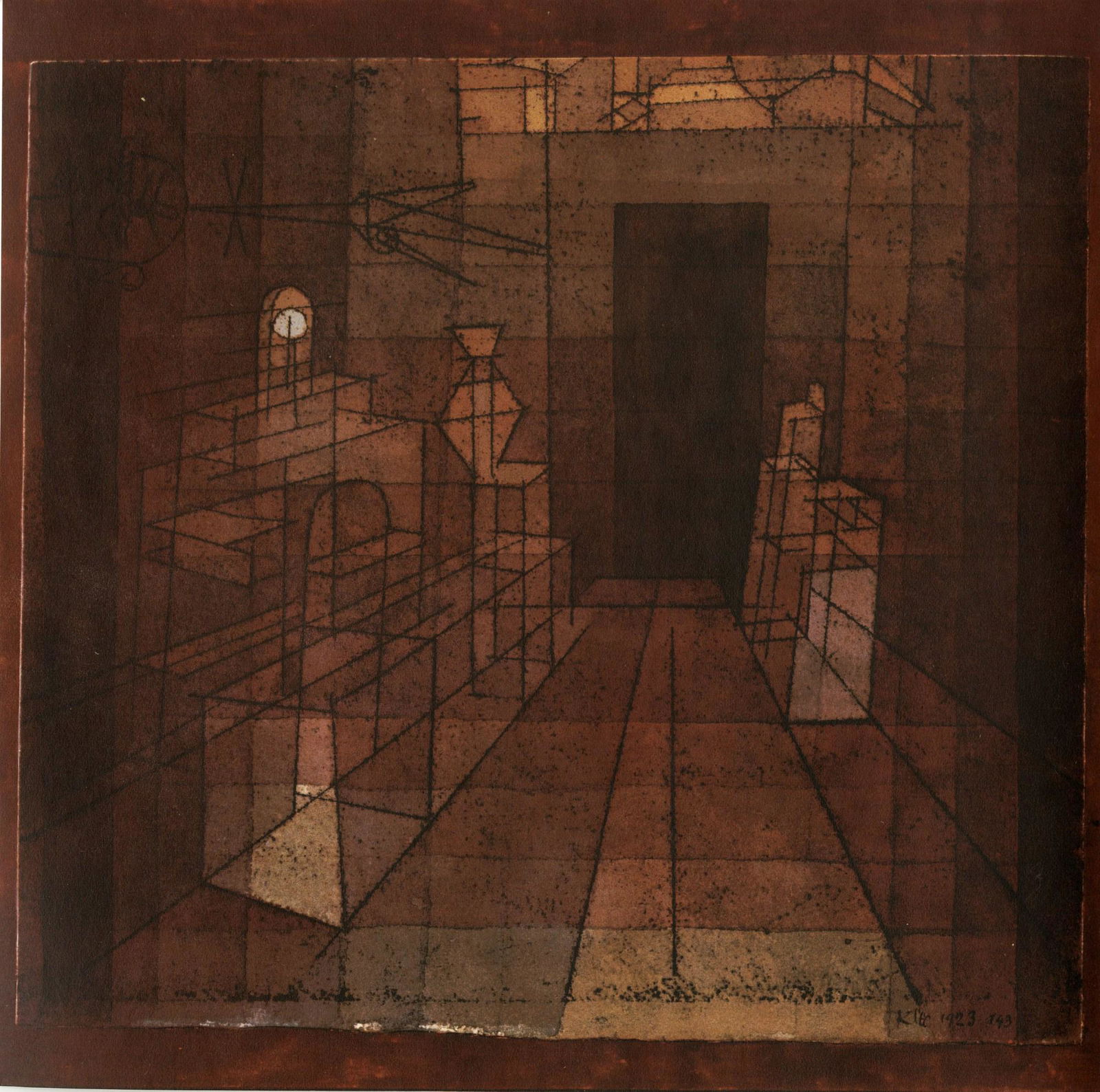 PAUL KLEE - Perspective with Open Door ["Perspektive (1 of 2)