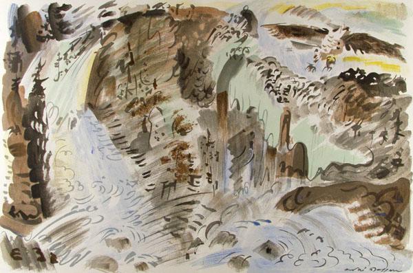 ANDRE MASSON - Torrent - Color lithograph (1 of 1)