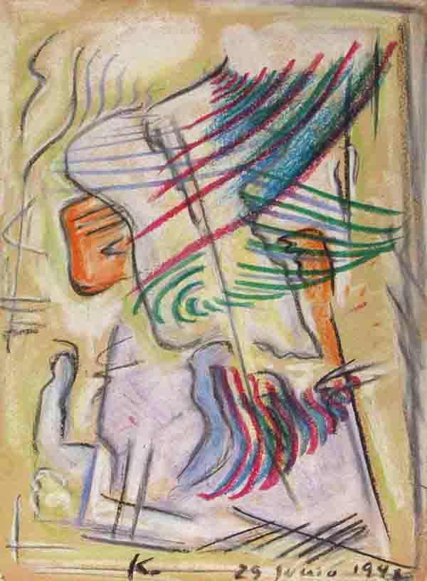 JALED MUYAES - Non-Objective Composition #15 - Color (1 of 1)