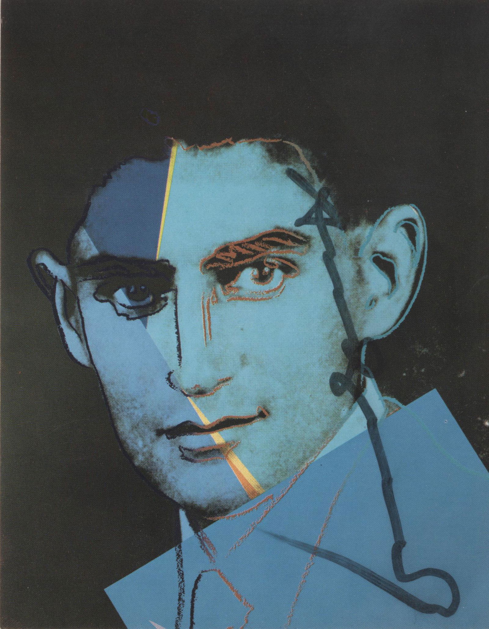 ANDY WARHOL - Franz Kafka - Color offset lithograph (1 of 2)
