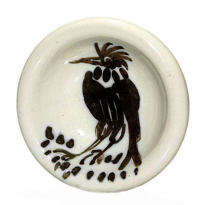 PABLO PICASSO - Ceramic: Oiseau a la huppe - Glazed (1 of 2)