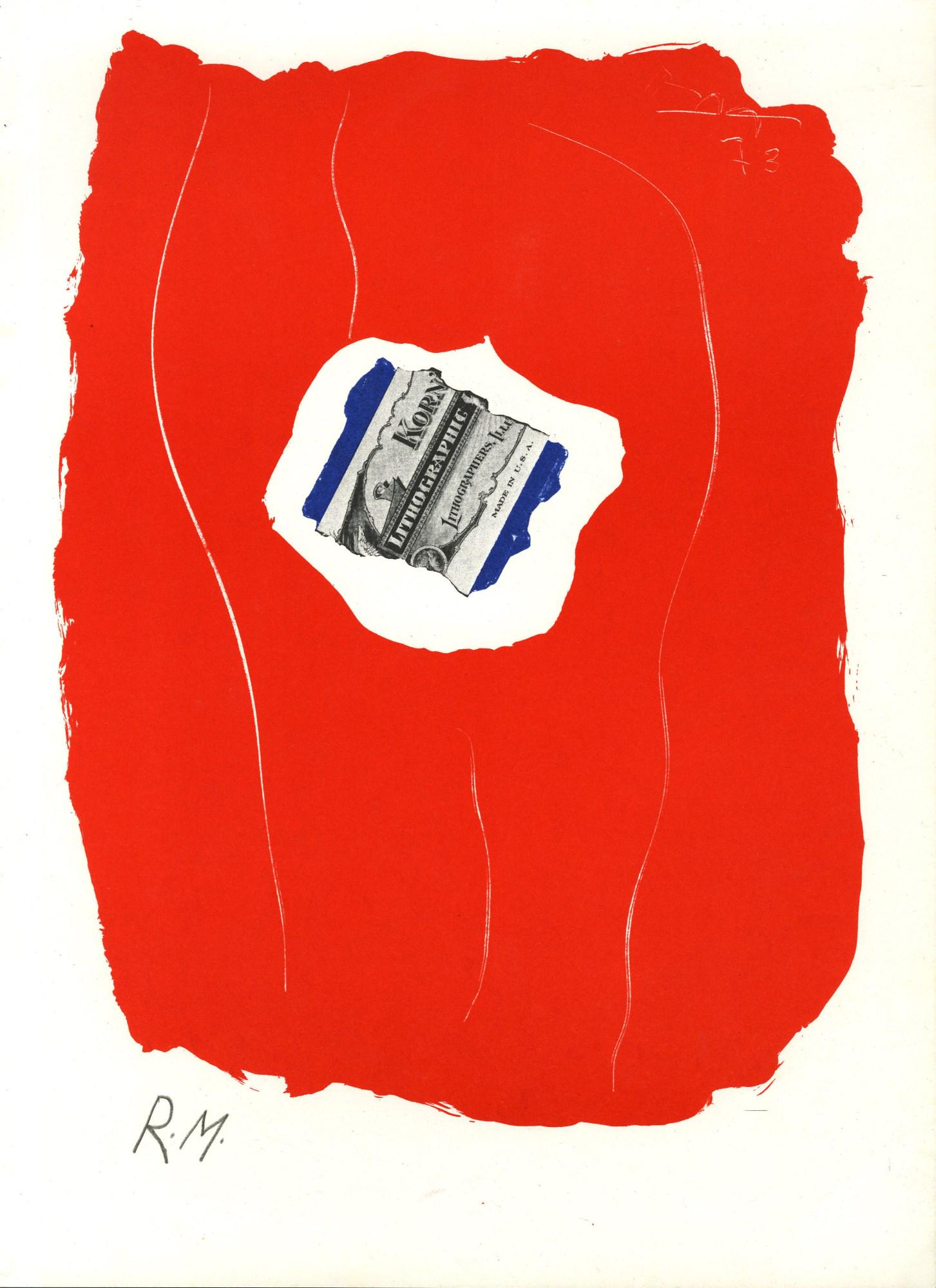 ROBERT MOTHERWELL - Tricolor - Original color (1 of 1)