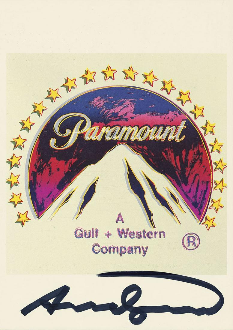 ANDY WARHOL - Paramount - Color offset lithograph (1 of 1)