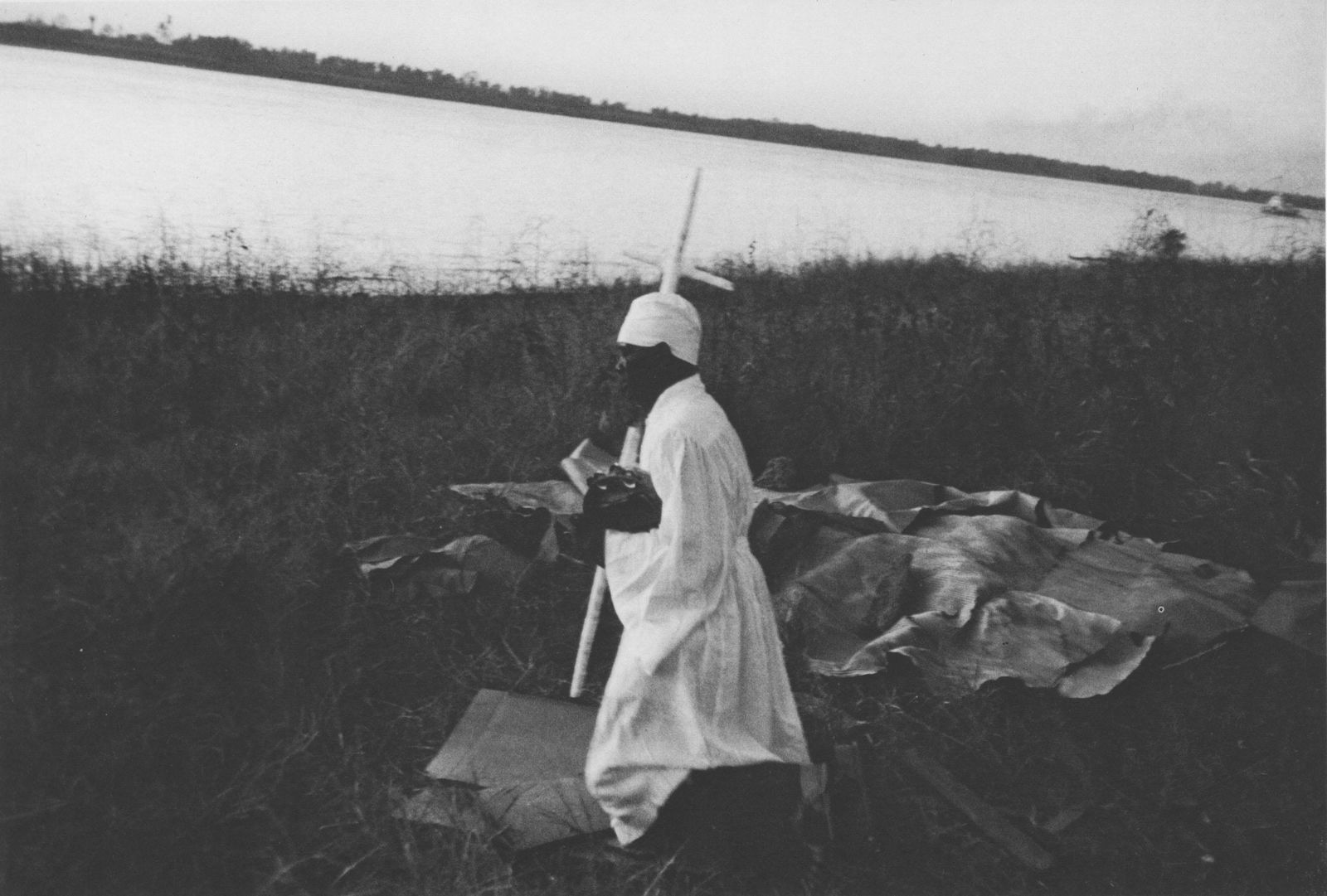 ROBERT FRANK - Mississippi River, Baton Rouge,: Artist: Robert Frank (Swiss/American, b.1924). Title: "Mississippi River, Baton Rouge, Louisiana". Medium: Original photogravure. Date: Composed 1955. Printed 1969. Dimensions: Overal
