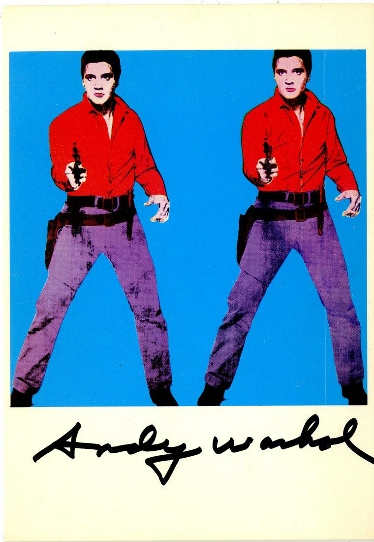 ANDY WARHOL - Elvis I - Color offset lithograph (1 of 2)