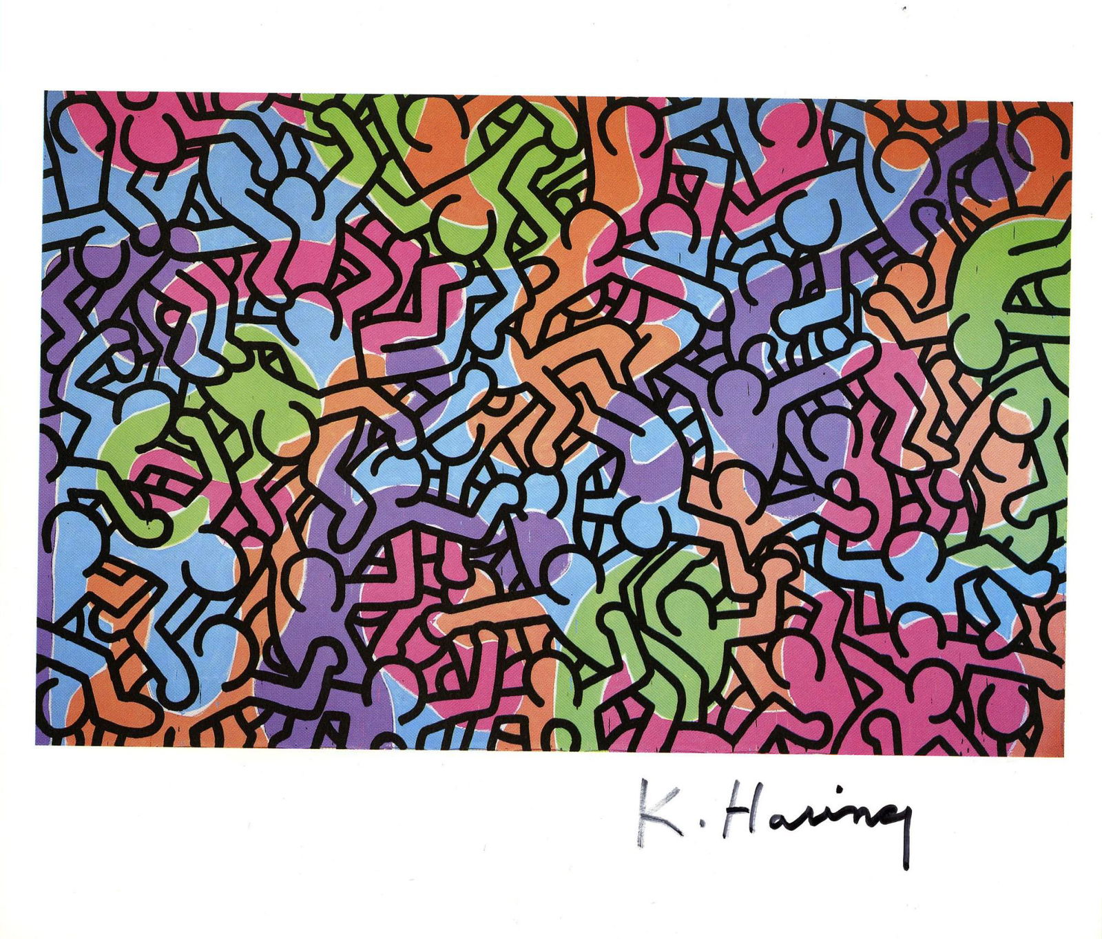 KEITH HARING - Circus - Color offset lithograph (1 of 1)