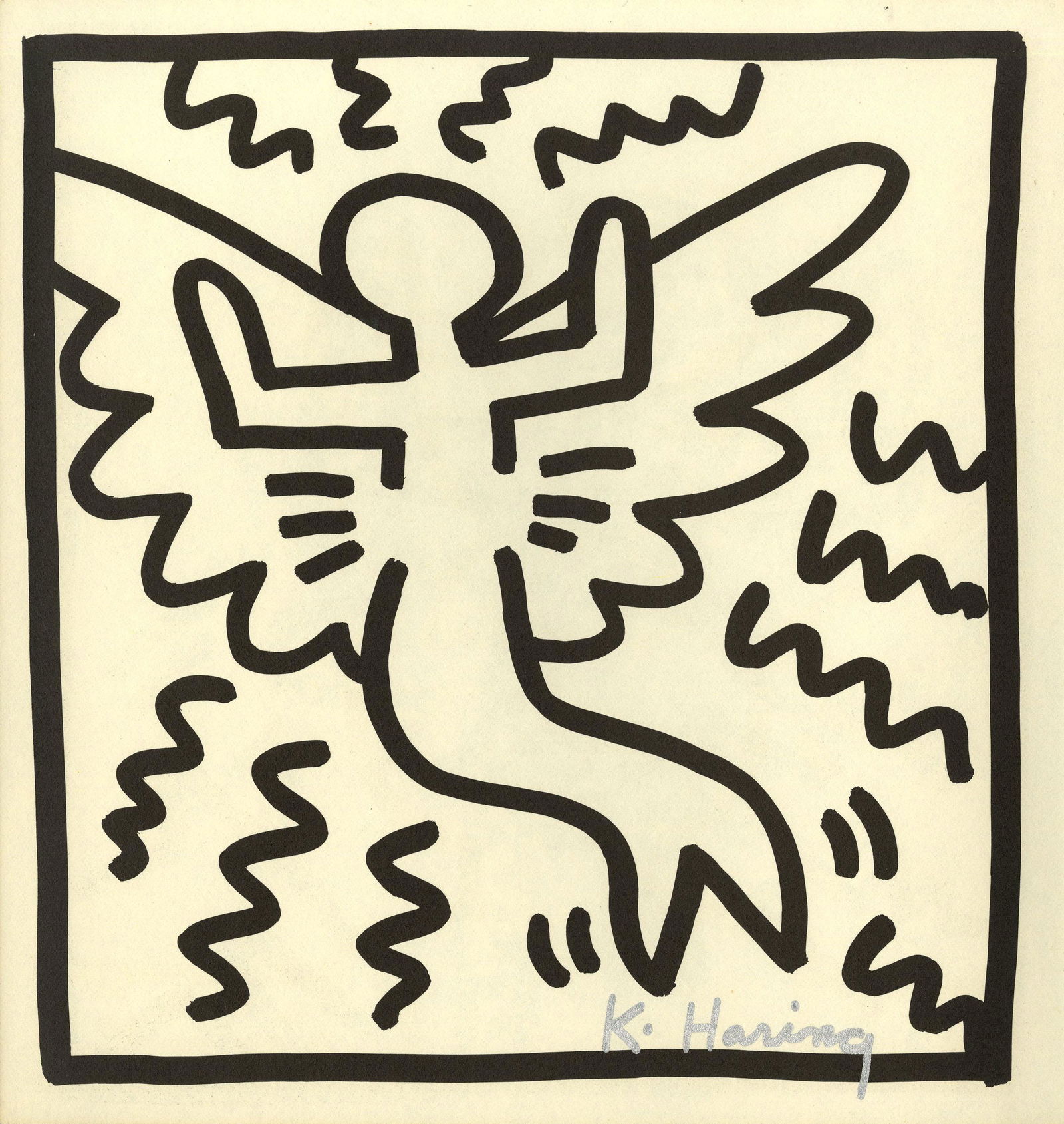 KEITH HARING - Butterfly - Lithograph (1 of 1)