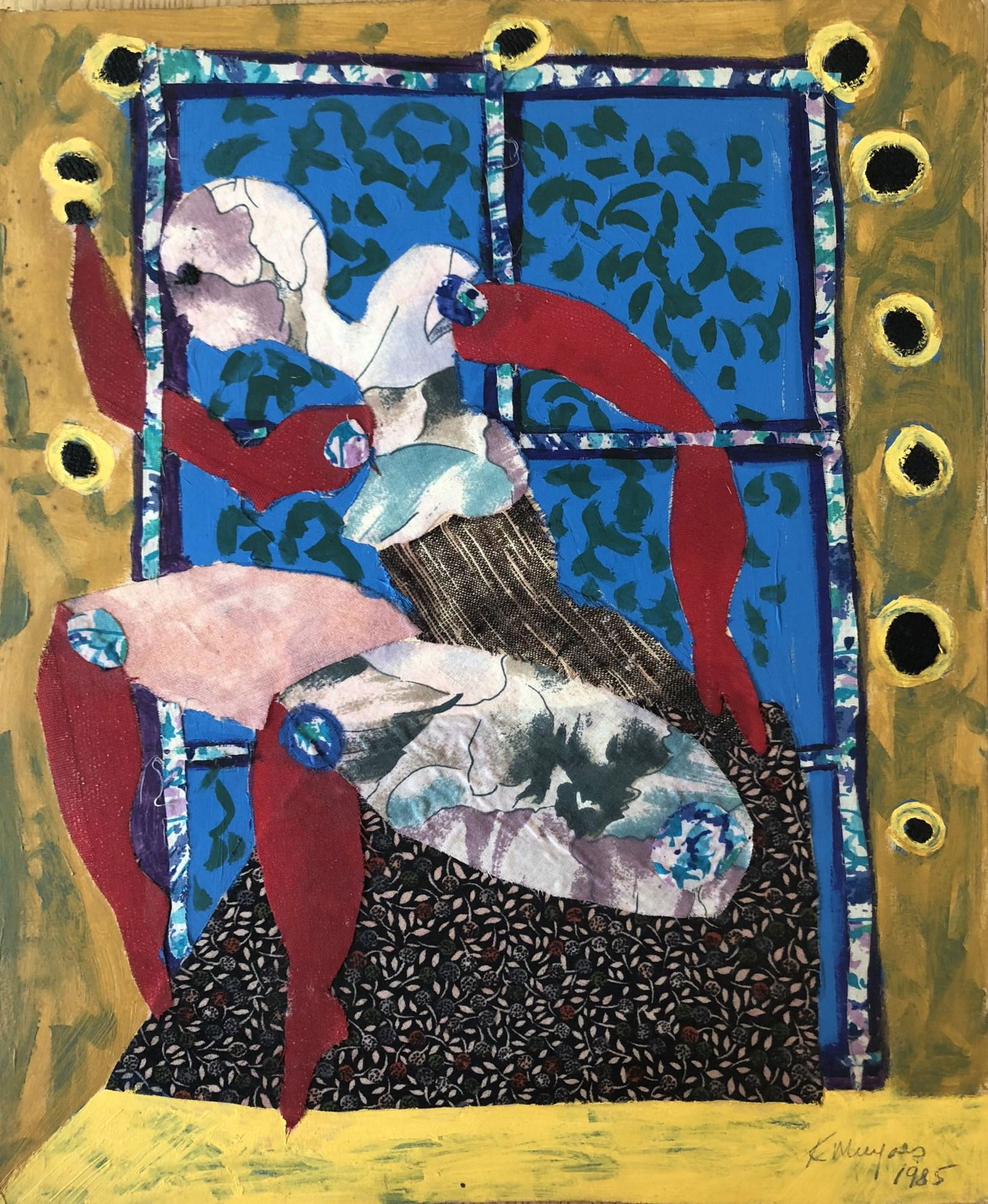 KARIMA MUYAES - Woman at the Window - Collage with (1 of 1)